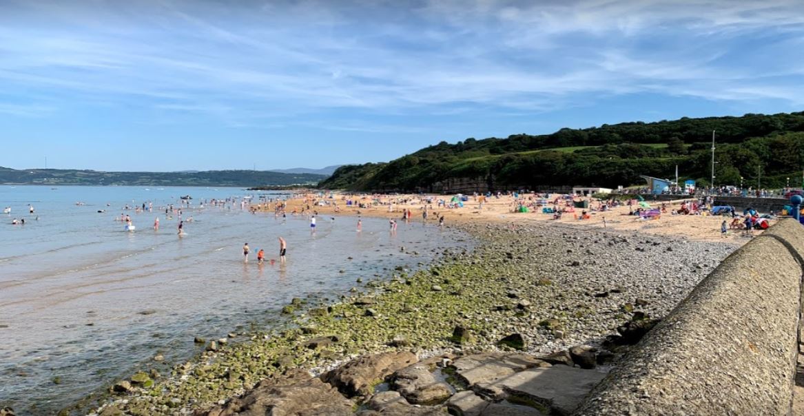 benllech beach from the waterfront looking onto the beach