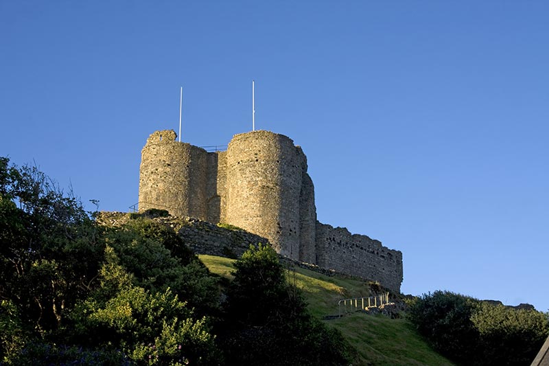 Criccieth Castle on the Llyn Peninsula North Coast of Wales UK
