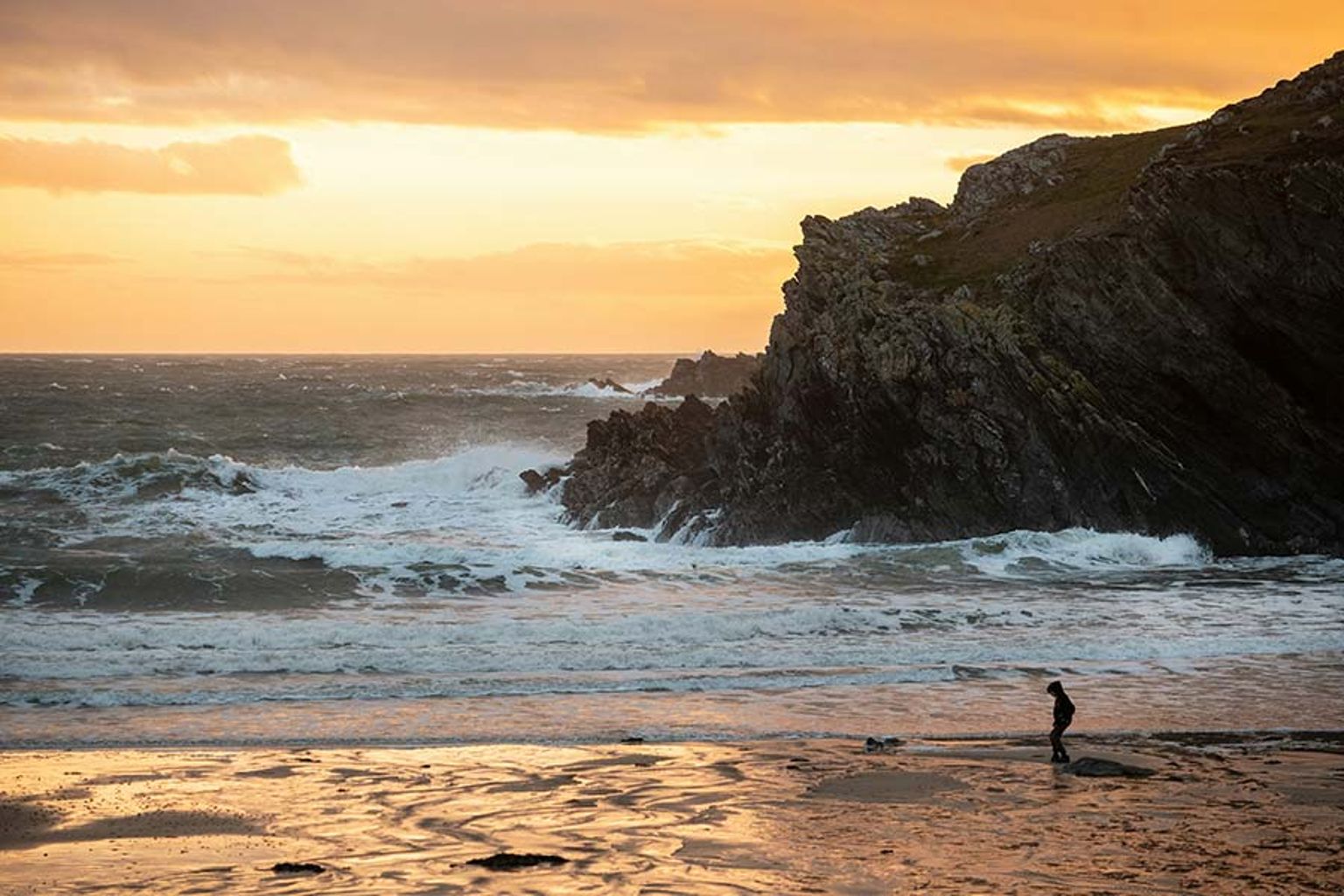 Porth Dafarch Beach in North Wales
