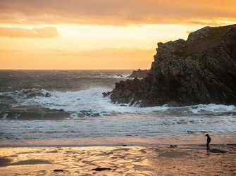 Porth Dafarch Beach in North Wales